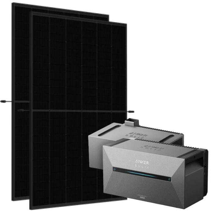 Actual product image Anker Balcony power plant set 880Wp with 3.2kWh LiFePO4 storage tank (880 W)