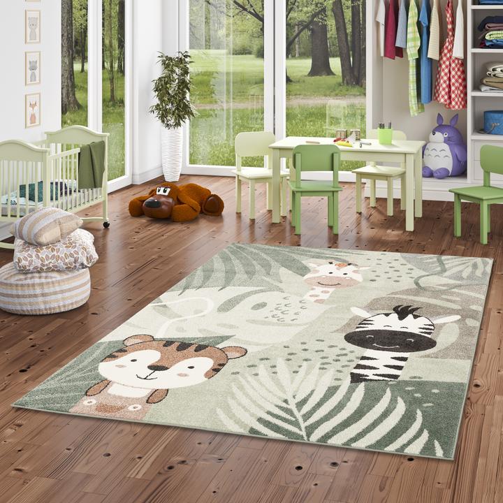 Produktbild Pergamon Kinder Teppich Softstar Kids Safari Friends (120 x 170 cm)
