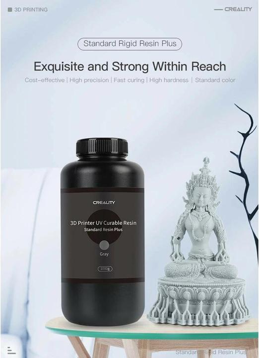 Immagine prodotto Creality Resina Plus 1 kg, nero (Nero, 1000 g)