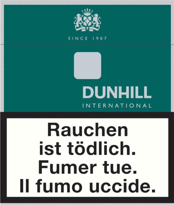 Dunhill International Scatola verde