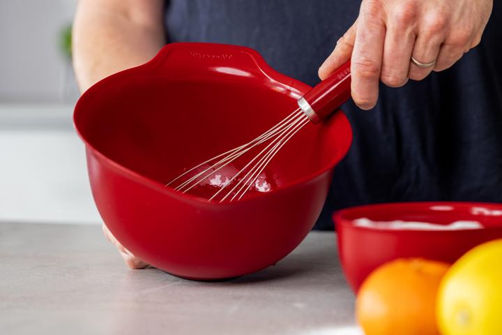 Actual product image KitchenAid Ka Flat Whisk Empire Red