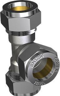 Actual product image Conex-Banninger IBP CONEX Tee 15 mm compression forkromet (Press connection)