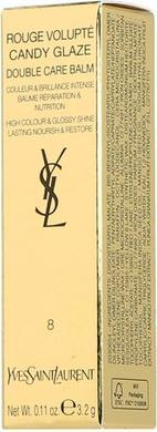 Actual product image Yves Saint Laurent Rouge Volupte Candy Glaze Lipgloss 8 (Chilli Delight)