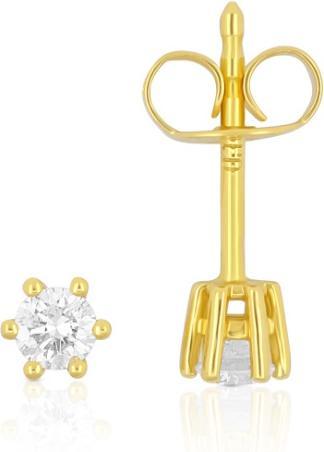 Muau Ohrstecker 6-Griff-Fassung (750/18 K Gold)