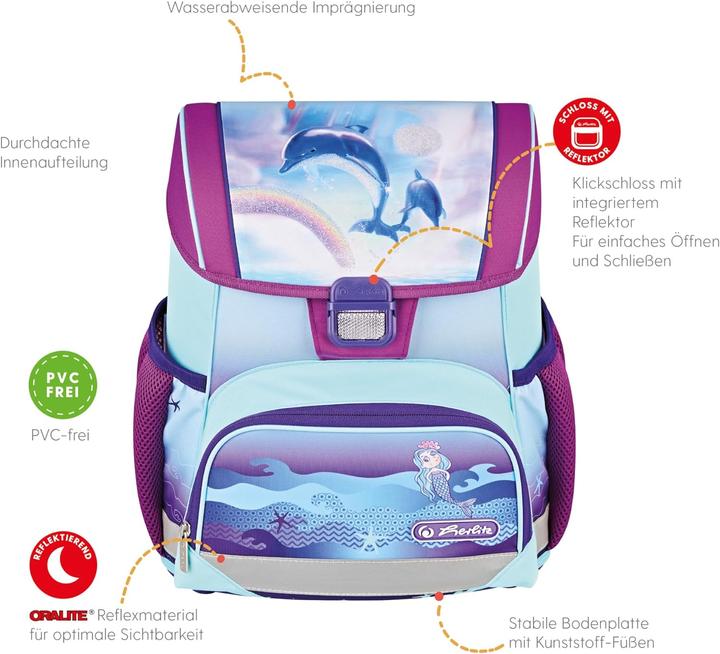 Produktbild Herlitz Schulranzen Loop Plus Ocean in Heaven (16 l)