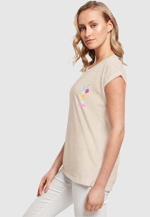 Actual product image Merchcode Ladies Pina Colada Extended Shoulder Tee - 113663 (L)