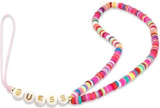 Guess Ratet mal, Aufhängung GUSTGMPP Phone pink pink spröde/multicolor pink Heishi Beads