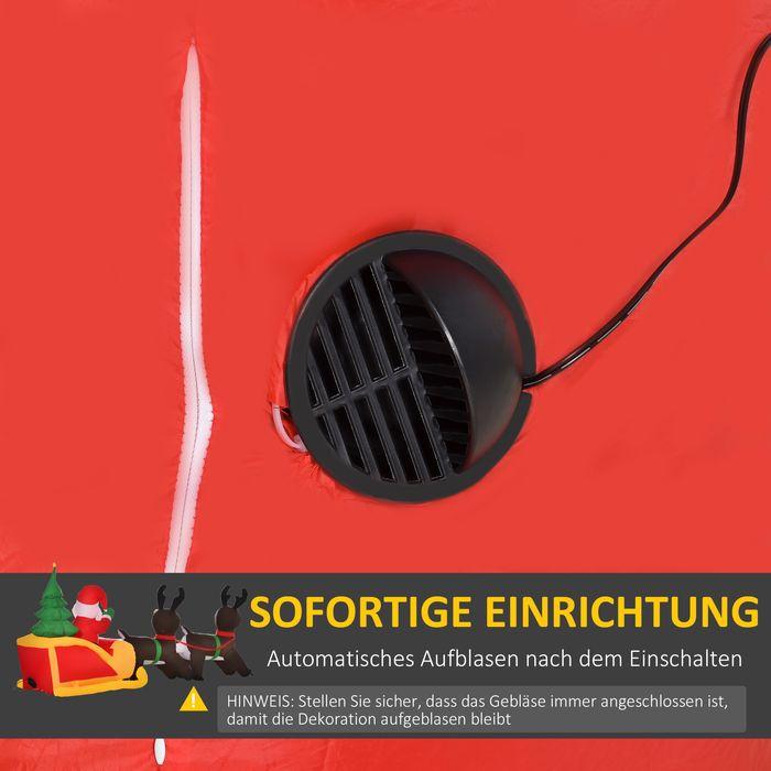 Immagine prodotto Jamb Babbo Natale con la slitta LED