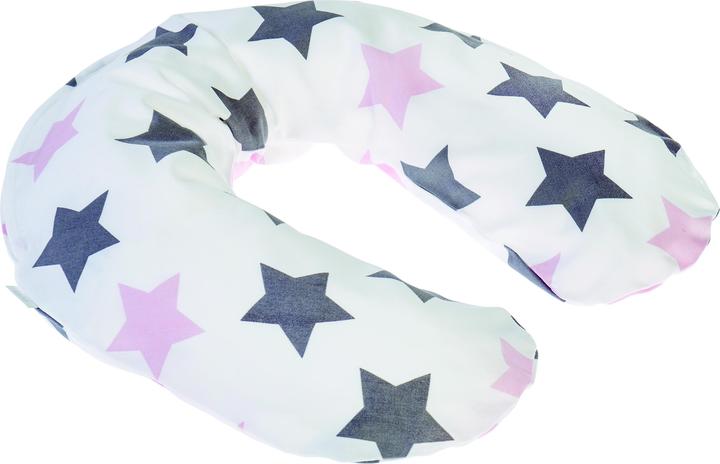 Produktbild Zewi Bezug für Baby- lagerungskissen 9892 rose Stars (190 cm)