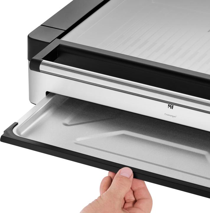 Produktbild WMF Lono Tischgrill gerippt mit Glasdeckel