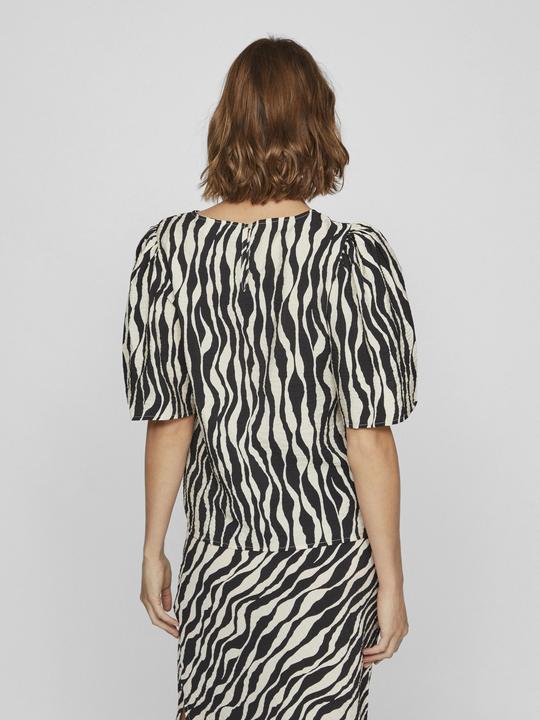Actual product image Vila Patterned top with short sleeves (38)