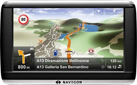 Navigon 42 Premium, Bluetooth, TMC, Europakarten