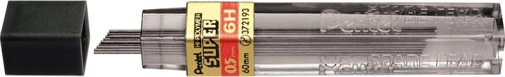 Image du produit Pentel Mines pour crayons Hi-Polymer Super (Recharger, Noir, 0.50 mm)