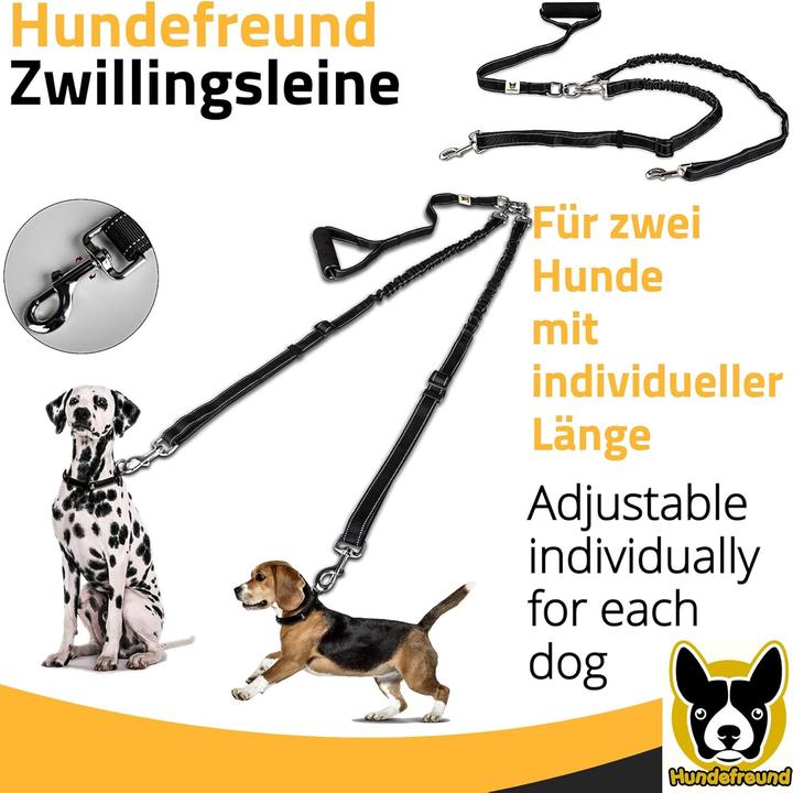 Produktbild Hundefreund Reflektierende Zwillingshundeleine (Hund)