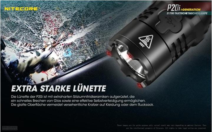 Actual product image Nitecore P20i (14.26 cm, 1800 lm)