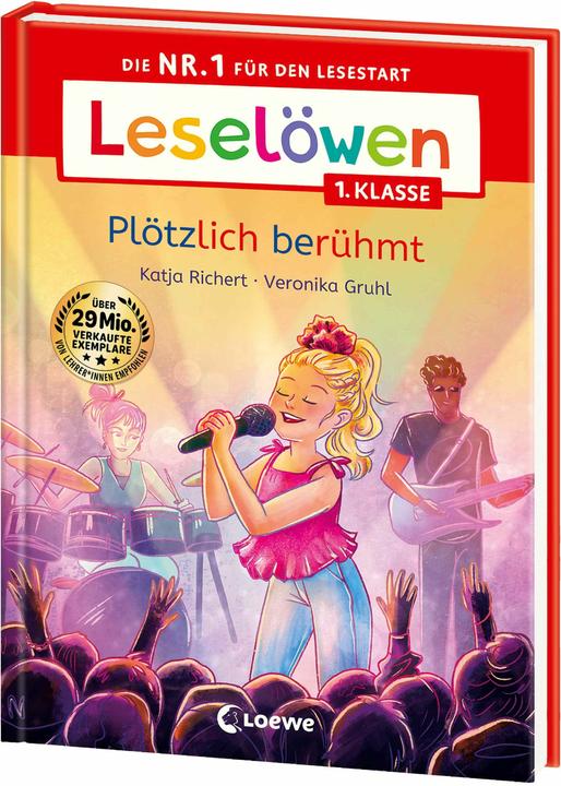 Actual product image Loewe Leselöwen 1. Klasse - Plötzlich berühmt (German, Katja Richert, Veronika Gruhl, 2025)