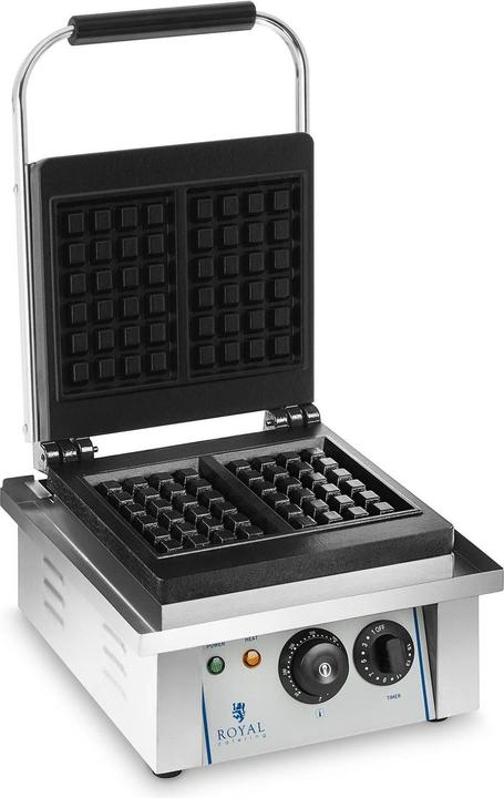 Produktbild Royal Catering Waffeleisen Waffelautomat Waffelgerät belgische Waffeln 2000W Edelstahl