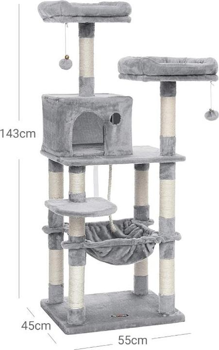 Produktbild Feandrea Kitty (143 cm, Grau)