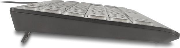 Produktbild Delock USB Tastatur kabelgebunden 1,5 m schwarz mit XXL Buch (DE, Kabelgebunden)