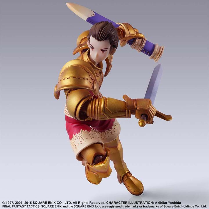 Actual product image Square Enix Final Fantasy Tactics Bring Arts action figure Delita Heiral 14 cm