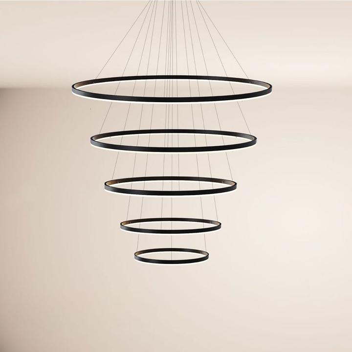 Produktbild s.luce Hängelampe Ring Gold Ø 100 | 120 | 150 | 120 | 100cm