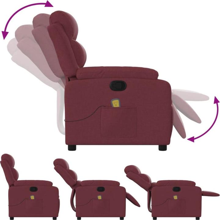 Actual product image VidaXL Fabric massage chair