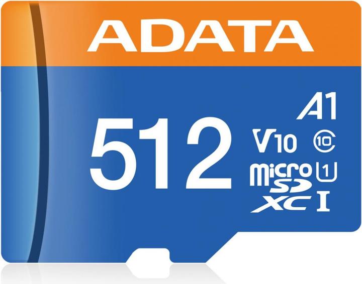 Produktbild Adata Premier 512GB microSDXC (UHS-I U1, Class 10, V10, A1) (512 GB, microSDXC, U1, UHS-I)