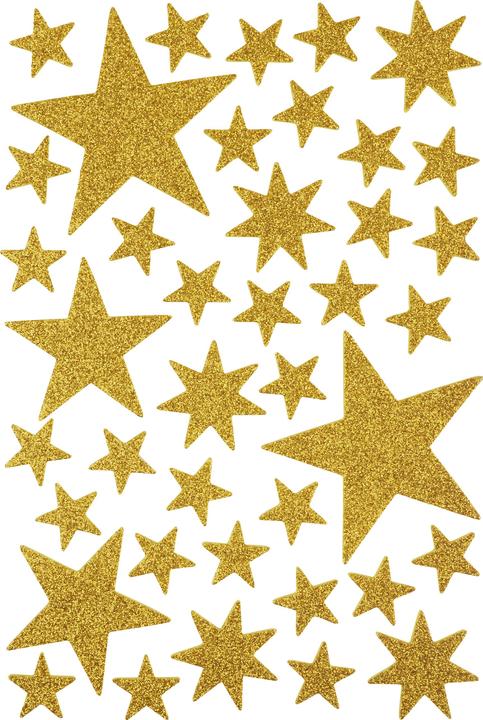 Produktbild Braun + Company Sticker Glitzersterne