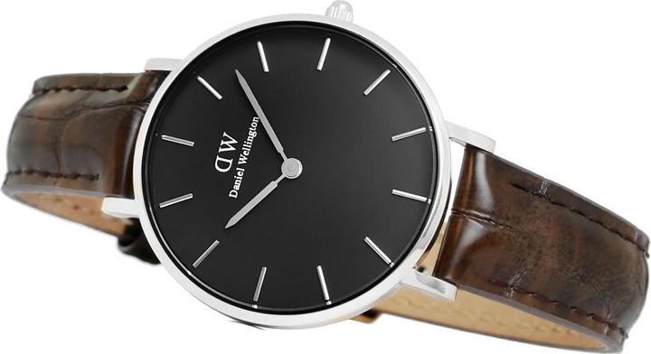 Immagine prodotto Daniel Wellington Classic Petite York Nero Argento (Orologio da polso analogico, 32 mm)