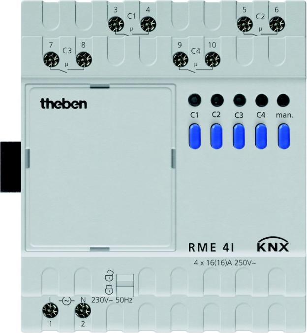 Actual product image Theben Rme 4 I Knx (Switch actuator)
