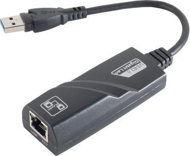 Shiverpeaks BASIC-S USB Adapter, A-Stecker (USB 3.0, RJ45 (1x))