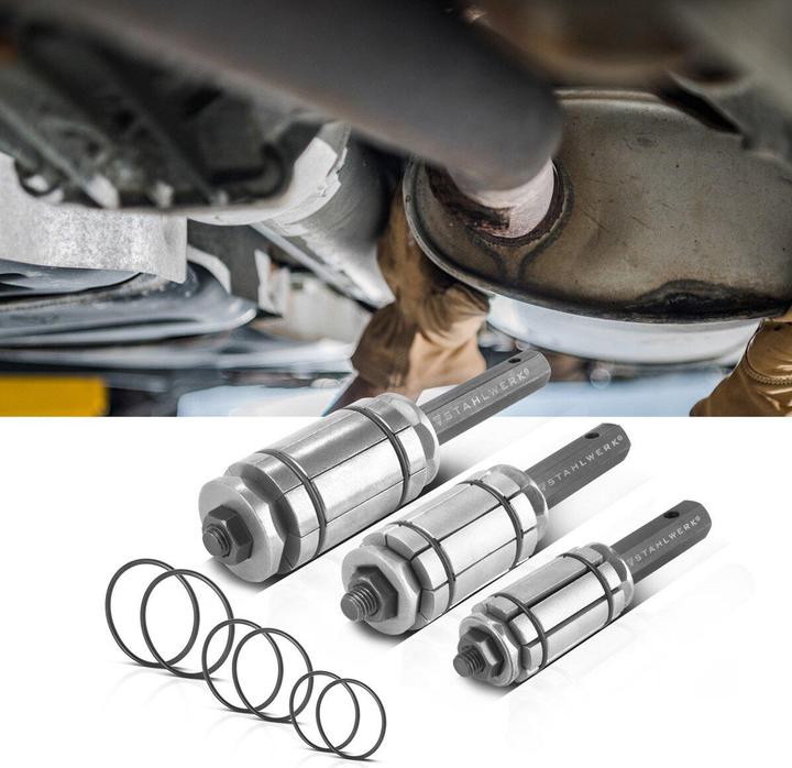 Produktbild Stahlwerk Rohrweiter Set 29-89 mm 3-teiliger Auspuff Rohraufweiter, Rohrspreizer