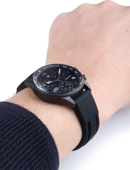 Image du produit Swiss Military Chronographe à quartz (Montre analogique, Swiss Made, 41 mm)