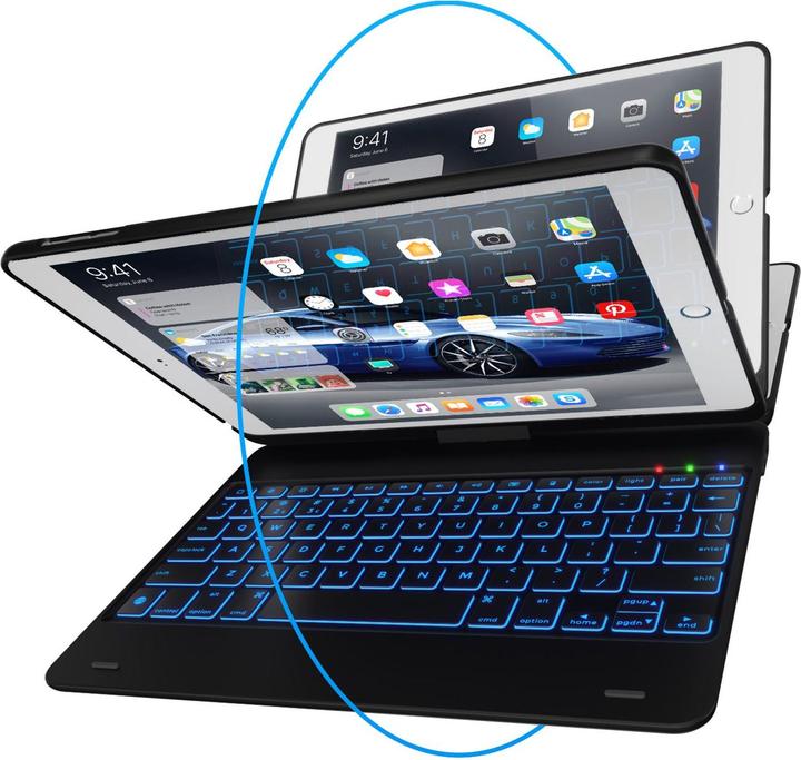 Actual product image Merkloos Keyboard Bookcase QWERTY iPad (2018) / (2017) / Air (2) / Pro 9.7 (Eng. Int.)