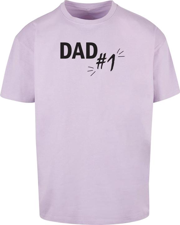 Merchcode Fathers Day - Dad number 1 Heavy Oversize Tee - 115173