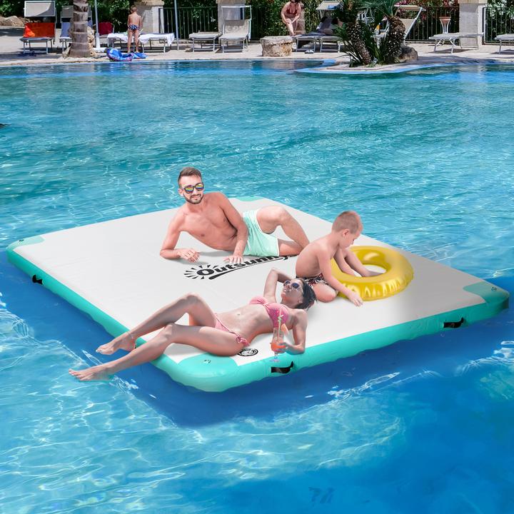 Produktbild Outsunny Badeinsel mit Aufblasfunktion
