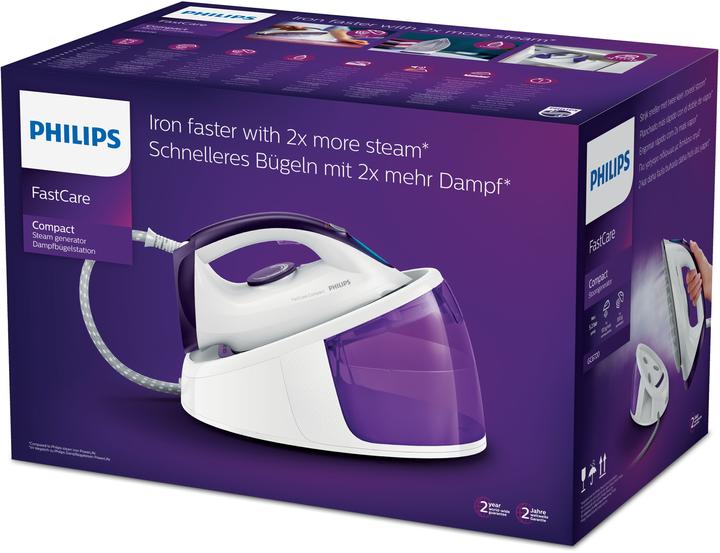 Produktbild Philips Dampfbügelstation FastCare Compact GC6720/30 (2400 W, 300 g/min)