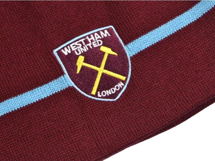Actual product image West Ham United FC Crest Knitted Beanie
