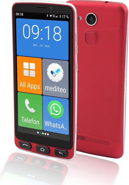 Olympia Neo (16 GB, Nero, Rosso, 5.50", Doppia SIM, 8 Mpx, 4G)
