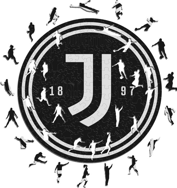 Produktbild Iconic Juventus FC - Logo - Holz Puzzle Grösse M (270 Teile) (270 Teile)