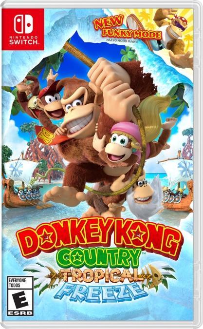 Actual product image Nintendo Donkey Kong Country Returns (UK, SE, DK, FI) - Tropical Freeze (Switch, Switch Lite, Switch OLED, EN)