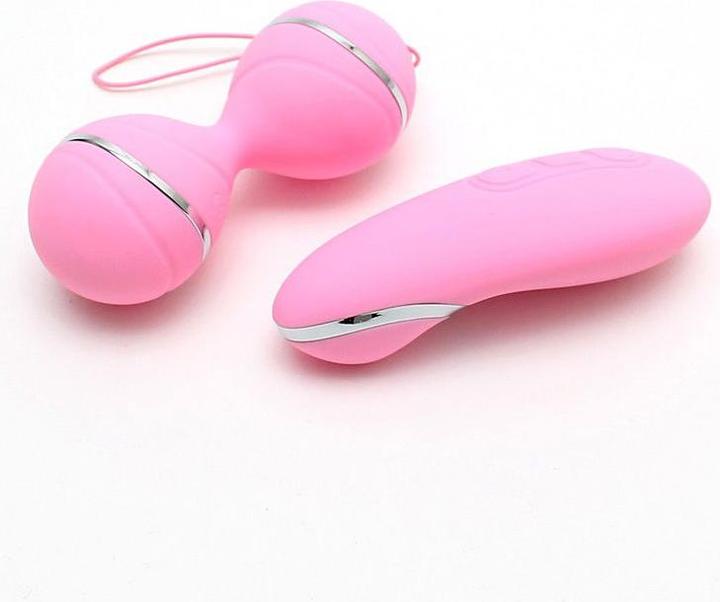 Produktbild Rimba Kegel Balls With Remote Control And Ibiza Stimulator Pink