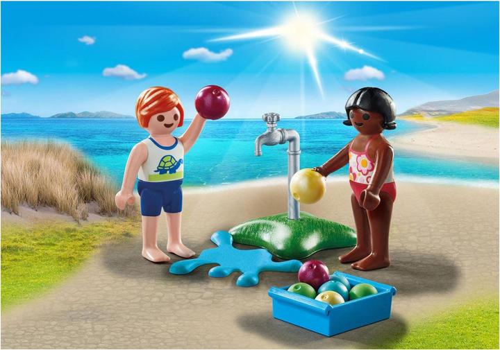 Actual product image Playmobil 71166 Children with water balloons (71166, Playmobil Special Plus)