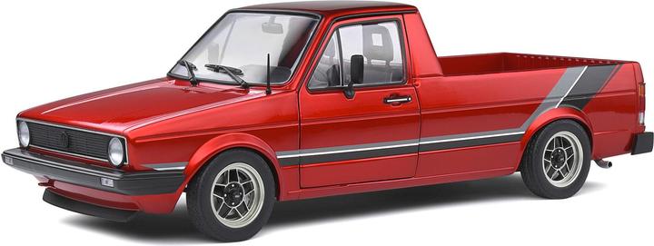 Actual product image Solido 1:18 VW Caddy MK1 red CUSTOM