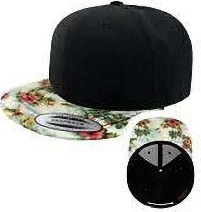 Actual product image Yupoong Baseball cap with fashionable print (One size)