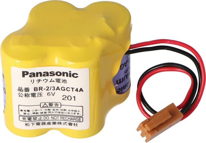 Actual product image Panasonic Battery CNC BR-2/3AGCT4A, Fanuc A98L-0031-0025, BR-2/3AG (1 pcs., 2400 mAh)