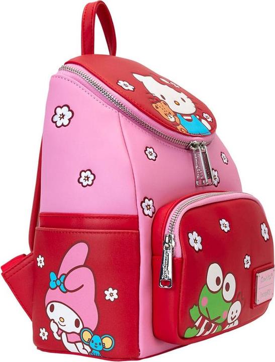 Actual product image Loungefly Sanrio by Mini Backpack Hello Kitty & Friends Color Block