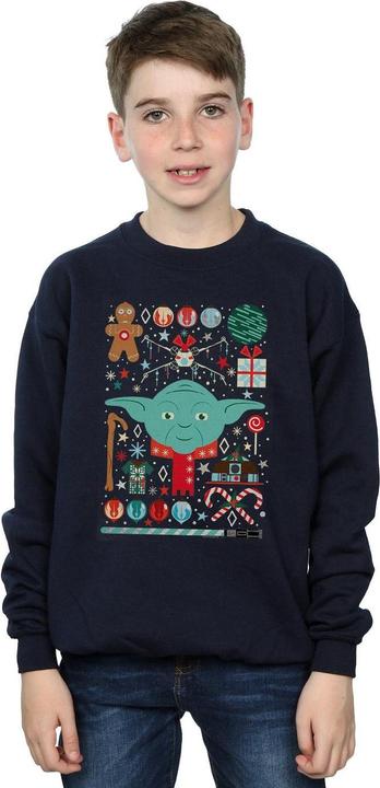 Produktbild Star Wars Yoda Christmas Sweatshirt Jungen (140, 146)