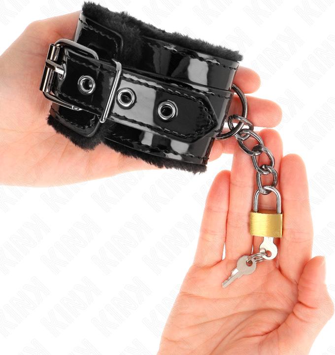 Actual product image Kink LIGHT WRIST CUFFS WITH COPPER LOCK, ADJUSTABLE 17-29 CM X 5.5 CM