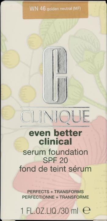 Actual product image Clinique Even Better Clinical Serum Foundation SPF 20 (WN46 Golden Neutral)